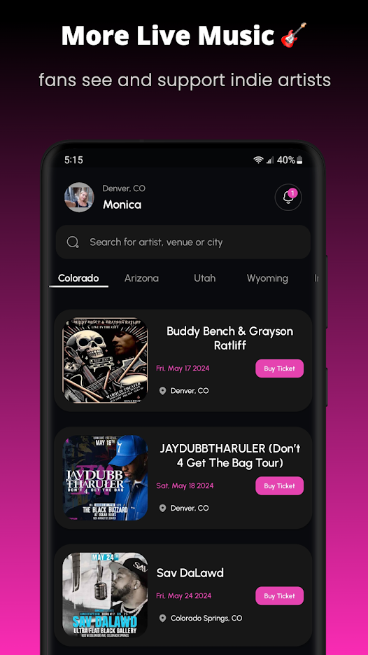 Discovery Screen